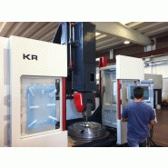 Centre de fraisage UGV 6 axes Fidia KR199 - banc fixe, tête birotative et table circulaire continue_3