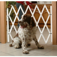 Barrière Stopfix en bois blanche - Extensible jusqu'à 110 cm_3