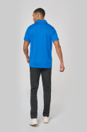 Polo sport manches courtes - Réf: PA482 - 100% polyester respirant - Marque PROACT - Tailles XS à 3XL_3