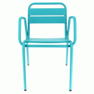 Fauteuil aluminium Avignon - BLEU_3