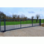 Portail coulissant barreaudage rond - 12000 / 1200_3