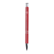 Stylo bille en aluminium recyclé - encre bleue - couleur rouge - 14g_3