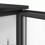 Arrière-bar réfrigéré 3 portes battantes vitrées - 320 litres | BKTG3SN_3