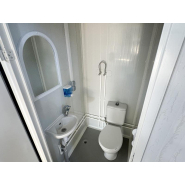 Solution modulaire WC-Douche haut de gamme - Isolation thermique - Dimensions 120x220x250cm_3