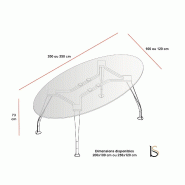 Table en verre Segno- Dellarovere - 250, Verre transparent_3