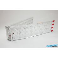 Trp699conf - Rampes pliables en aluminium - double barre de support - capacité 340-680 kg - 2200mm x 285mm_3