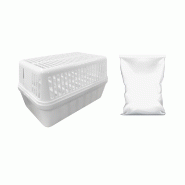 Absorbeur d'humidité et recharge sac - 40 m² - Compatible sachets ou galets jusqu'à 1 kg_3