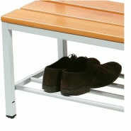 Banc vestiaire simple face avec 6 patères - H 190 x L 160 x P 40 cm - Réf 234_3
