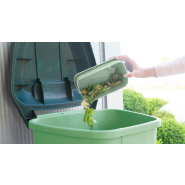 Bio seau de cuisine en plastique résistant au lave-vaisselle - Modèle de table de 1,8 Litres - SinkSide Brabantia - Jade Green UGS215803_3