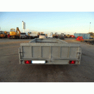 Remorque plateau basculant 3T5 Hubière - CNT 352 TD - 6,75 m x 5 m x 0,60 m - occasion_3