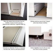 Système d'armoire mobile à rideau pour archives administratif matériel médical_3