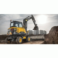 EW60E équipée pour une portée maximale de creusement de 6 024 mm