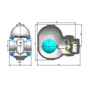 Purgeur SK-50 adapté aux batteries de chauffage