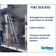 Aménagement en aluminium pour Fiat Ducato