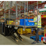 Chariot préparateur de commandes au sol 2000 kg - Fourches ciseaux - VELIA ES OPB20N2X_3