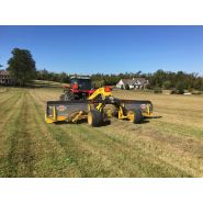 Rt 630 - Andaineur à tapis - ROC SRL - largeur de travail de 4,90 m à 6,30 m avec système à double balancier hydraulique_3