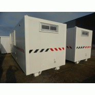 Bungalow de chantier monobloc MEGAROLS - base vie aménagée avec vestiaires, réfectoires et sanitaires_3