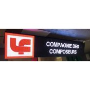 Journal lumineux destockage - Modèle CDC 16 X 160 - Monoligne - Full color - LED 5 mm - Intérieur/Extérieur_3