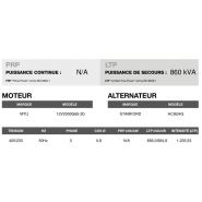 Groupe électrogène en container At-865 - triphasé 50 Hz - Inmesol - 856 kVA - moteur MTU - alternateur STAMFORD_3