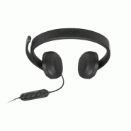 Lenovo VoIP Headset 5000 Casque Avec fil Arceau Bureau/Centre d'appels USB Type-C Noir_3