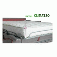 Canapé convertible express EMA 140x190 cm - Matelas 20 cm - Tissu gris passepoil beige - Fabrication italienne_3