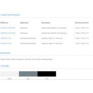 Linso PU - Bandes podotactiles en polyuréthane - Argos - Pour intérieur et extérieur, 3 ou 4 nervures_3