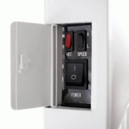 Sèche-mains Vitech automatique - Double jet d'air blanc 1200-1800W - Séchage rapide en moins de 6 secondes_3