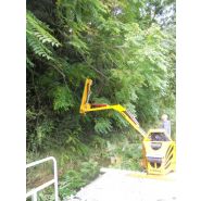 Taille-haie hydraulique sur bateau - Kirogn - mécanisation pour chantiers spécifiques_3