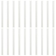 Vidaxl brises-vues de jardin 10 pcs noir 252,5x19 cm pvc 4005547_3