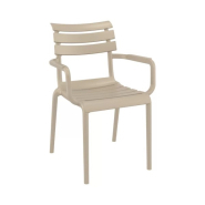 Fauteuil en résine PARIS - Stamp - Design moderne, structure polypropylène renforcée, empilable_3