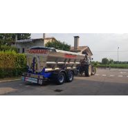 VBCU 140 - Remorque à 2 essieux avec cuve en acier inoxydable - Vendrame - Capacité 14 m³ - Charge 1400 kg_3