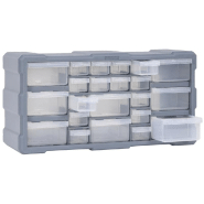 Vidaxl organisateur multi-tiroirs avec 22 tiroirs 49x16x25,5 cm 147584_3