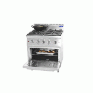 Feux vifs sur four gaz 4 feux et 1 four P 700 AT7G4BO-2 Atosa_3