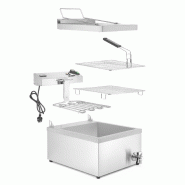 Friteuse à beignets avec robinet de vidange 12L 230V HENDI_3