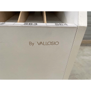 Meuble dynamique blanc d'occasion sur roulettes avec casier-tiroir arrière - Réf P21091200_3