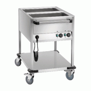 Chariot bain-marie WB2110 - 2 x GN 1/1 - Avec robinet de vidange | Bartscher_3
