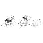 Peinxfe-ca - Pétrin professionnel Caplain - 7,5 - 320 kg - Cuve amovible et commandes programmables_3