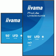 Iiyama LH5064UHS-B1AG àÉcran d'affichage dynamique àÉcran plat de signalisation numérique 127 cm (50