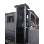 Ascenseur privatif sur-mesure - intérieur et extérieur - jusqu'à 500kg - normes EN 81-41_3