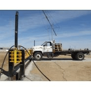 Barrière anti-voiture bélier rabattable - levage vertical 3,6m - Gibraltar G-3000 M50 P1 certifiée département d'État et Défense_3