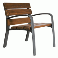 Banc et fauteuil Modo bois et fonte_3