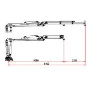 Grue auxiliaire R 110 ms2 - Bob Spa - capacité de levage 110 kNm - extension hydraulique 8,40 m_3