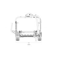 Série 1400 - Enrubanneuse agricole Tanco - poids 1320 kg - contrôle hydraulique variable et table fractionnée_3