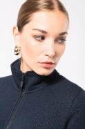 Veste molleton gratté femme - Réf: K4011 - Kariban - 80% coton, 20% polyester - Taille XS à 3XL_3