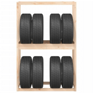 Vidaxl porte-pneus 120x40x180 cm bois de pin massif 825003_3