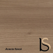 Bureau bench 2 personnes Star - Mobel Linea. - 160, Anthracite, Acacia foncé_3