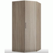 Composition angle lit escamotable Vertigo chêne naturel 411 x 100 cm - Couchage quotidien 90 x 200 cm avec rangements intégrés_3