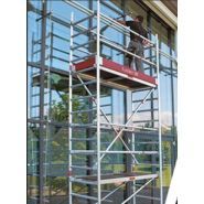Echafaudage roulant grande hauteur - layher - hauteur de travail max.14,50 m-uni escalier_3