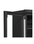 Armoire à boissons 1 porte vitrée - Fermeture à clef d'origine - 320 litres - Noir_3