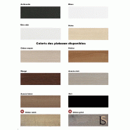 Comptoir d'accueil bi-colore avec PMR Delta et réhausse - Droite, Oui, Anthracite, 262, Chêne moyen_3